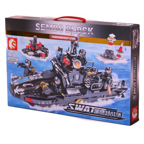 Конструктор SWAT, 769 дет., в кор-ке (мал.), 102447