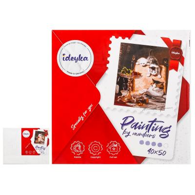 Набір для розпису по номерах. "Прихильники сиру" 40x50см, ID-KHO4329 Набір для розпису по номерах. "Прихильники сиру" 40x50см, ID-KHO4329