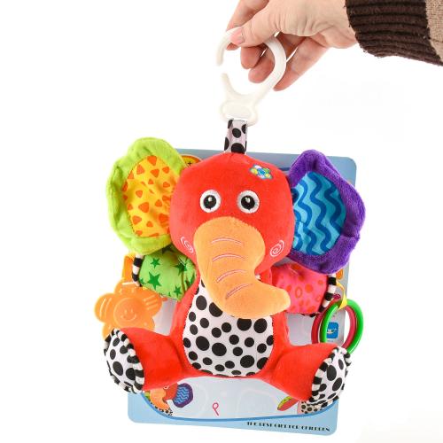 Подвеска плюшевая музыкальная "Слоник", 81501