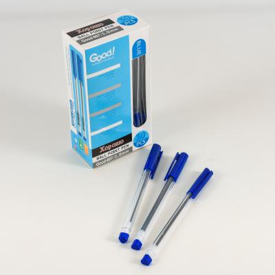 Ручка GOOD, шариковая, синяя, 30 шт. (цена за упаковку), HMZ-8312