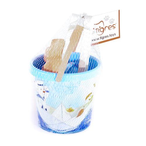 Песочный набор "Морская прогулка", в сетке, 39503