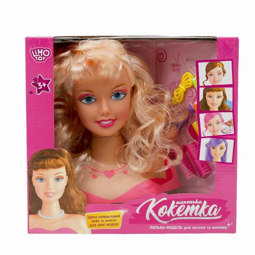 Голова для зачісок, 20 см, в кор-ці, 323-5