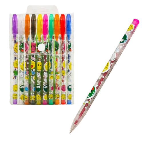 Набор гелевий з блиском 10 кольорів, A 37-10