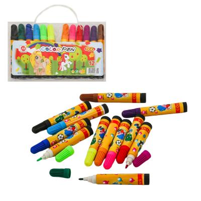 Фломастери Сумка 12 кольорів, 866-36 Фломастери Сумка 12 кольорів, 866-36