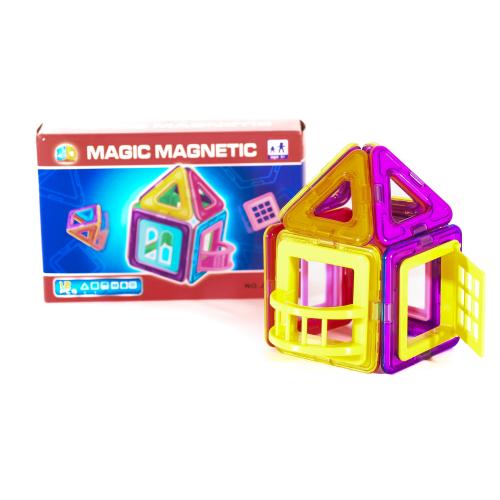 Конструктор магнитный, 12 деталей, JH8838-39