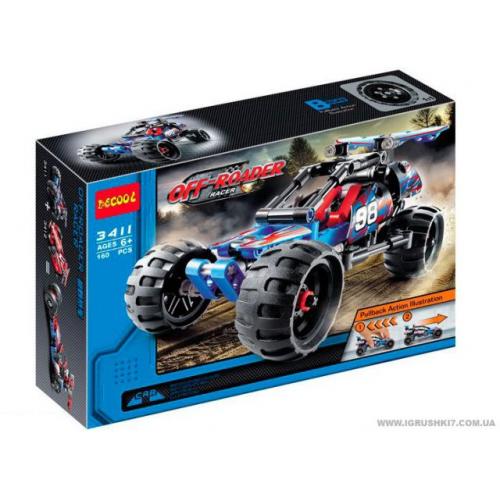 Конструктор, 160 дет., в кор-ке (мал.), 3411 Конструктор, 160 дет., в кор-ке (мал.), 3411