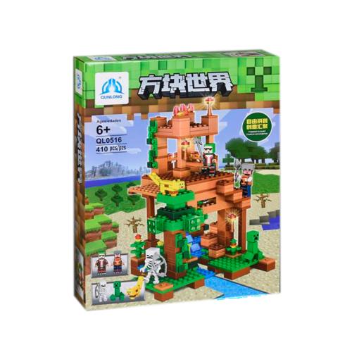 Конструктор Minecraft, 410 дет., в кор-ке (мал.), QL 0516 Конструктор Minecraft, 410 дет., в кор-ке (мал.), QL 0516