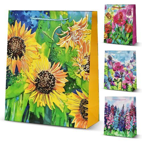 Пакет подарунковий паперовий L "Flower garden" 31*42*12см, R95513-L