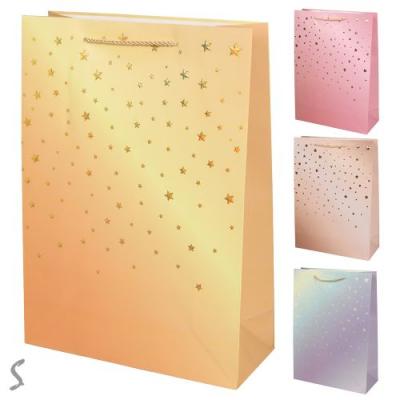 Пакет подарунковий паперовий L "Stars" 30*41*12см