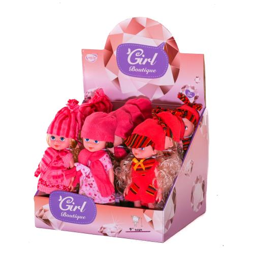 Лялька, 23 см, 3 види, зв, бат, в дисплеї, 170990
