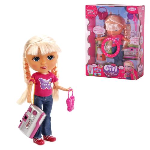 Кукла c фотоаппаратом, BLD111-3 Кукла c фотоаппаратом, BLD111-3