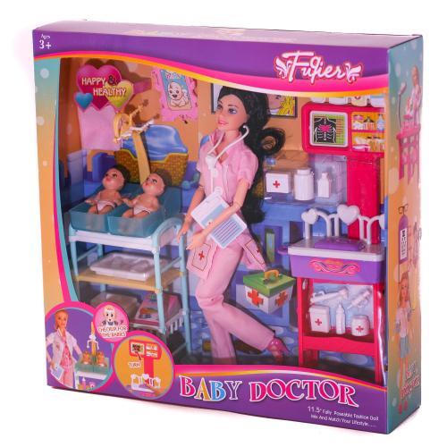 Кукла доктор, в кор-ке, JX200-36