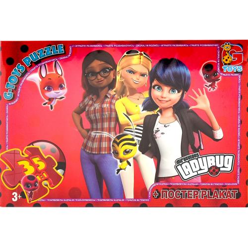 Пазлы из серии "Леди Баг", 35 элементов, GP-LB1011