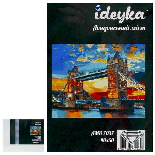 Набор с алмазной мозаикой "Лондонский мост", 40х50 см, ID-AMO7037
