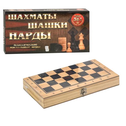 Настільна гра "Шахи" 3 в 1, 7T-W7781 Настільна гра "Шахи" 3 в 1, 7T-W7781