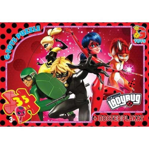 Пазлы из серии "Леди Баг", 35 элементов, GP-LB1017