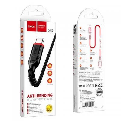 Кабель HOCO X59 Type-C to Type-C Victory 60W data cable 1м