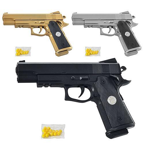 Пистолет на пульках, 3 цвета, в кульке, 338 AB