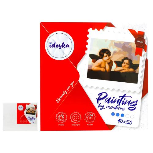 Набір для розпису по номерах "Чарівні янголи", ID-KHO4829