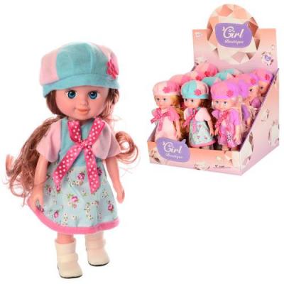 Лялька, 23 см, 3 види, муз, бат(таб), в дисплеї, 170991