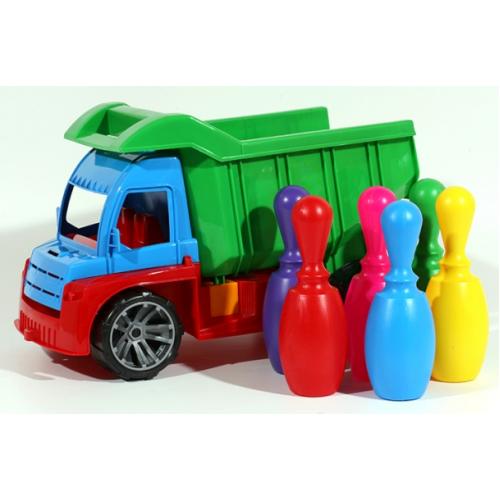 Грузовик, кегли, в сетке, ПЦ 084-1