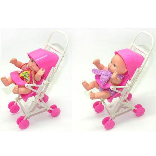 Коляска с пупсиком, 528-8 AB Коляска с пупсиком, 528-8 AB