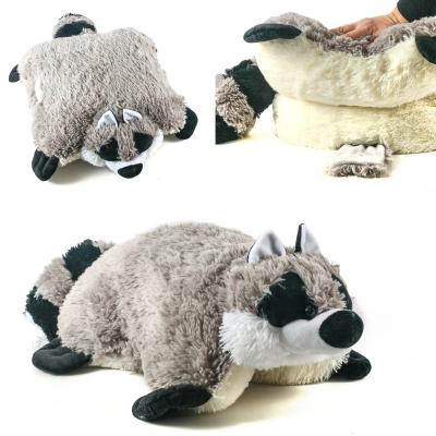 М'яка іграшка-подушка "Єнот", 1110-18