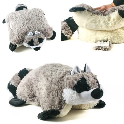 М'яка іграшка-подушка "Єнот", 1110-18