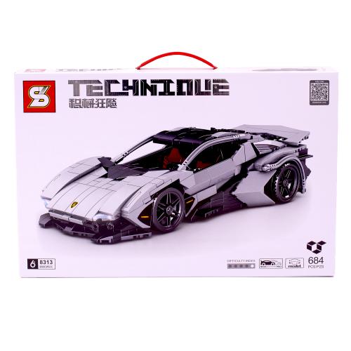 Конструктор SLUBAN, 684 детали, 8313 Конструктор SLUBAN, 684 детали, 8313