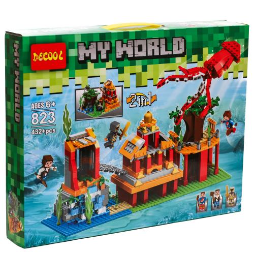 Конструктор Minecraft, 432 дет., в кор-ке (мал.), 823 Конструктор Minecraft, 432 дет., в кор-ке (мал.), 823