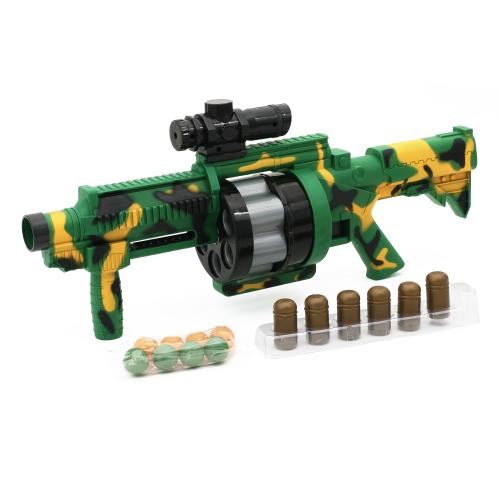 Автомат 43см, пластикові снаряди 6шт, кульки 8шт, PT017-1 Автомат 43см, пластикові снаряди 6шт, кульки 8шт, PT017-1