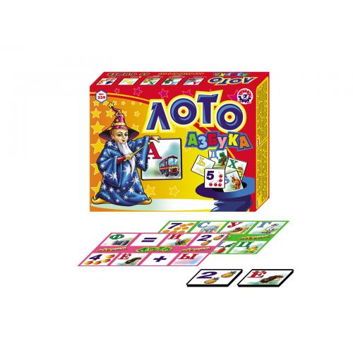 Лото "Российская Азбука", в кор-ке, Техно 0229