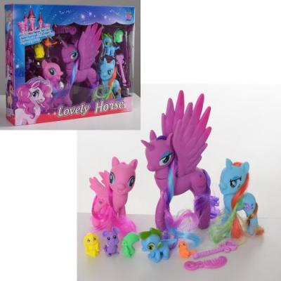 Лошадка LP набор 3шт, 8076B