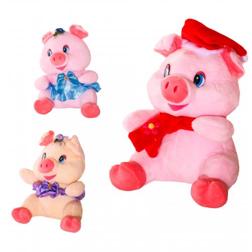 М'яка іграшка "Свинка", мікс видів, в пакеті, MP 1720