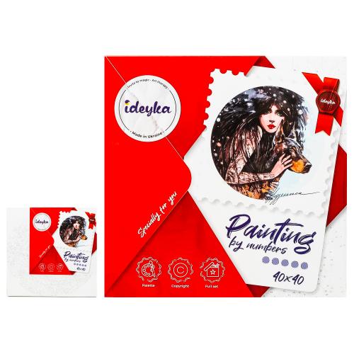 Набір для розпису по номерах. "Дика воля" 40х40см, ID-KHO4937