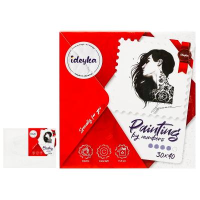 Набір для розпису по номерах. "Я-українка" 30х40см, ID-KHO4952