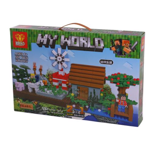 Конструктор Minecraft, от 571 дет., в кор-ке (мал.), ZB9937-39 Конструктор Minecraft, от 571 дет., в кор-ке (мал.), ZB9937-39