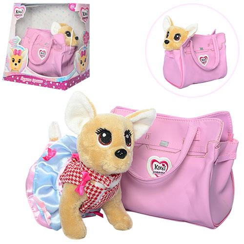 Собачка Кикки, на бат-ке, в кор-ке, M 3219-N-UA