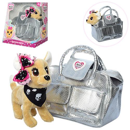 Собачка Кикки, на бат-ке, в кор-ке, M 3483-N-RU