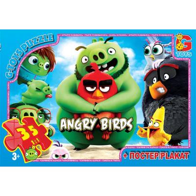Пазлы из серии "Angry Birds", 35 элементов
