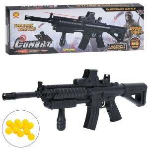 Автомат 56,5см, пластикові кулі, в кор-ці