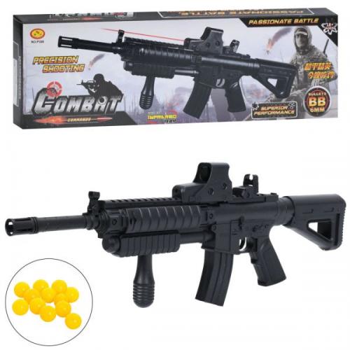 Автомат 56,5см, пластикові кулі, в кор-ці, 308-1