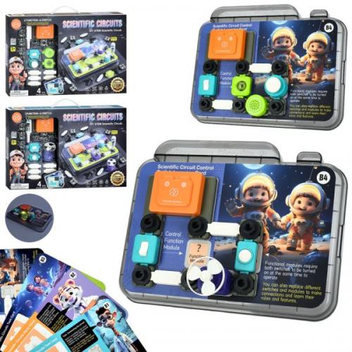 Конструктор електронний, 2 види, на бат-ці, в кор-ці, 77-52K-53K