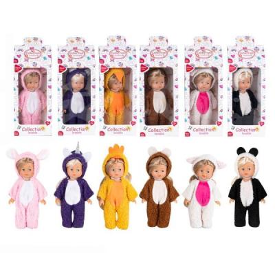 Лялька у костюмі, 20см, 6 видів, в кор-ці