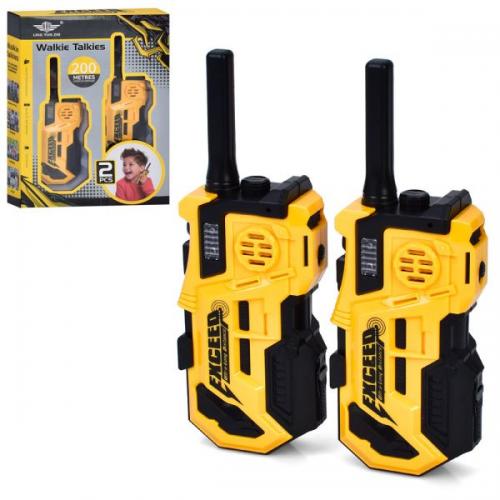 Рація  2шт, 16см, світло, на бат-ці, в кор-ці, 17-22,5-4см, LZ079