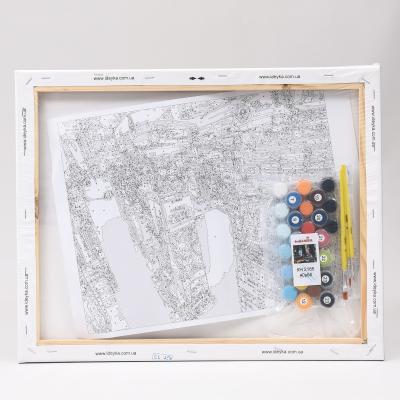 Набор для росписи по номерам "По улицам Нью-Йорка", 40х50 см, ID-KHO2185