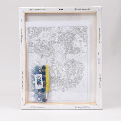 Набор для росписи по номерам "Утро у бабушки", 40х50 см, ID-KHO3036 Набор для росписи по номерам "Утро у бабушки", 40х50 см, ID-KHO3036