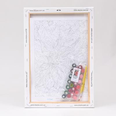 Набор для росписи по номерам "Волшебный георгин", 35х50 см, ID-KHO3053