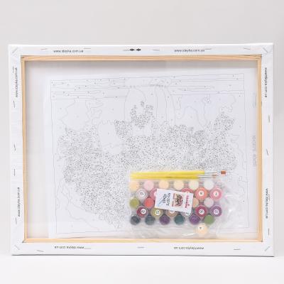 Набор для росписи по номерам "Пышные тюльпаны", 40х50 см, ID-KHO3075