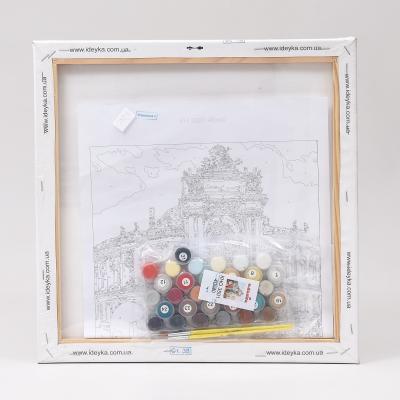 Набор для росписи по номерам "Жемчужина у моря", 40х40 см, ID-KHO3501 Набор для росписи по номерам "Жемчужина у моря", 40х40 см, ID-KHO3501